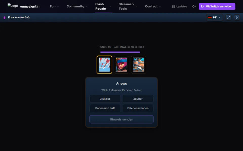 Elixir Auction 2v2